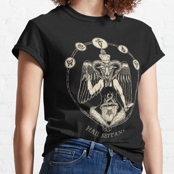 Vegan Chef Baphomet: Hail Seitan! Classic T-Shirt