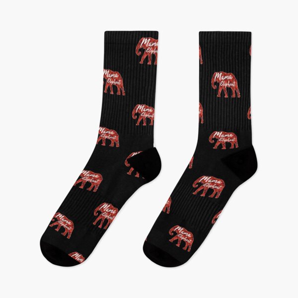 Item preview, Mama Elephant - Plaid Elephant pattern designed and sold by BasicWear.