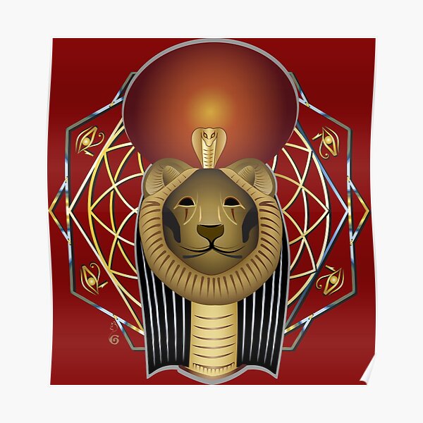 Sekhmet egyptian goddess Poster