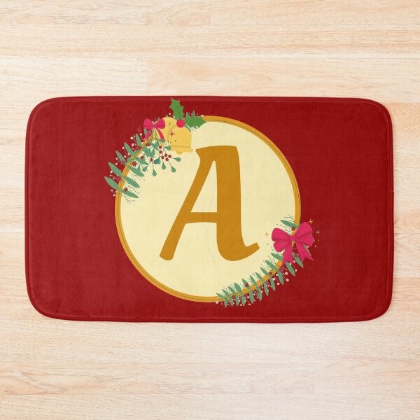Item preview, Christmas initial Monogram letter A designed and sold by crikz.