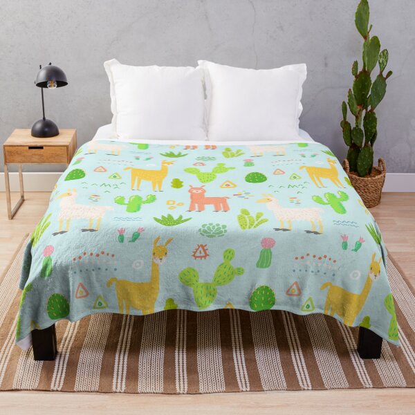 Item preview, Cute Llama Alpaca Cactus Pattern designed and sold by Borislav Shekerdzhiyski.