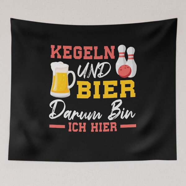 Item preview, Bowling and beer as a gift for bowling friends designed and sold by PlatonisDesign.
