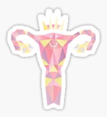 Royal Uterus Pattern Sticker
