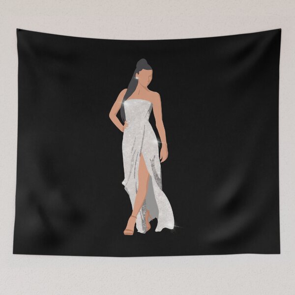Item preview, Fashion illustration- Red carpet crystal diamanté dress  designed and sold by Tana-B.
