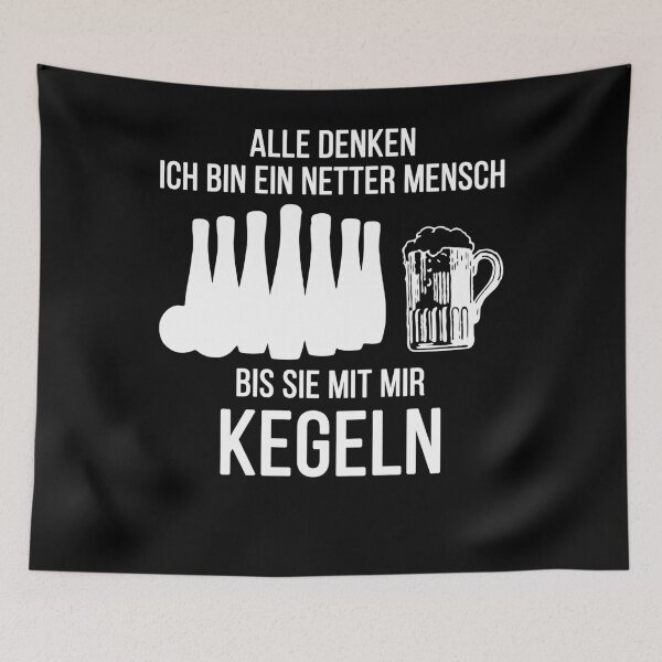 Item preview, Everyone thinks I'm a nice bowling person designed and sold by PlatonisDesign.