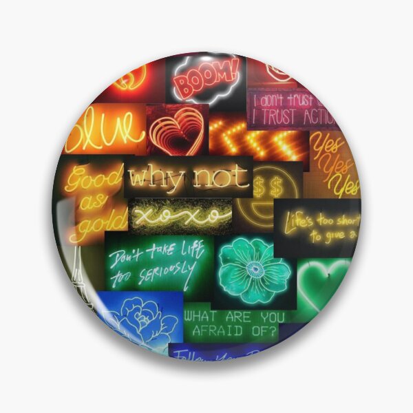 Item preview, Rainbow Neon Sign Collage designed and sold by Ajcollages.