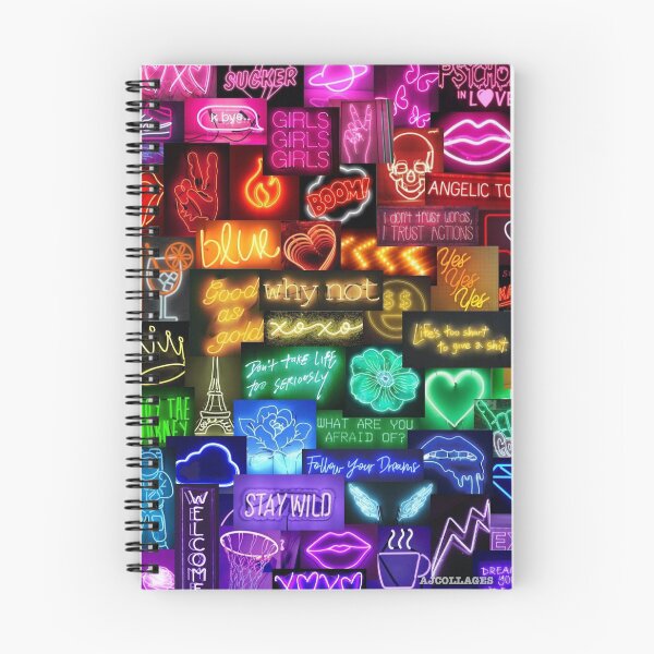 Item preview, Rainbow Neon Sign Collage designed and sold by Ajcollages.