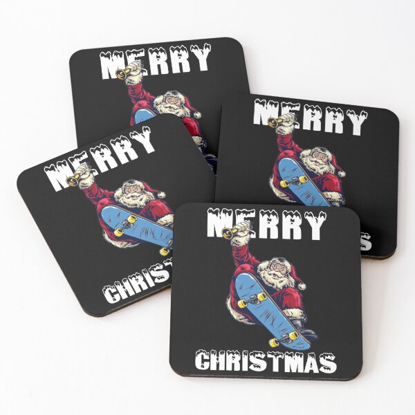 Item preview, Skateboarding Santa Merry Christmas 2020 Gift for Kids/Skateboard Lovers Design designed and sold by OneandHalf.