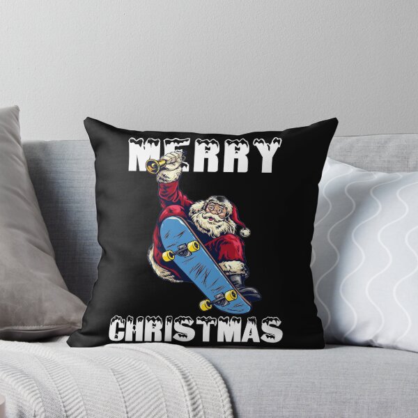 Item preview, Skateboarding Santa Merry Christmas 2020 Gift for Kids/Skateboard Lovers Design designed and sold by OneandHalf.