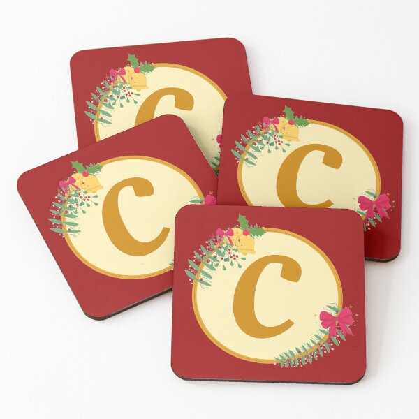 Item preview, Christmas initial Monogram letter C designed and sold by crikz.