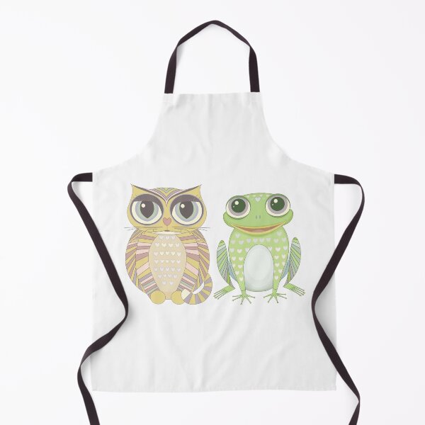 Item preview, Big-Eyed Cat and Optimistic Frog designed and sold by Jean Gregory Evans.