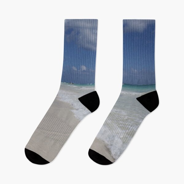 Item preview, White Sand BeachTurquoise Blue Ocean Blue Sky designed and sold by comcamworld.