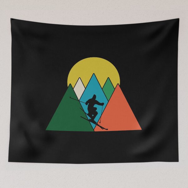 Item preview, Mountain Triangles - Ski Mountaineer designed and sold by HeatherPore.