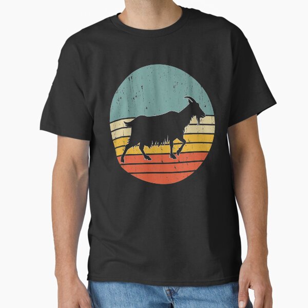 Item preview, goat vintage sunset shirt goat lovers gift designed and sold by Te-designer.
