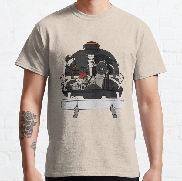 Aircooled Engine Bug/Bus Stock Classic T-Shirt