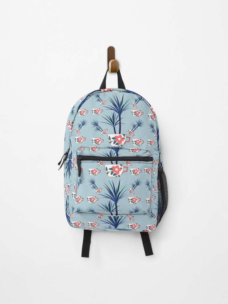 Thumbnail 1 of 3, Backpack, Palm Tree Tea Cup designed and sold by In2Create.