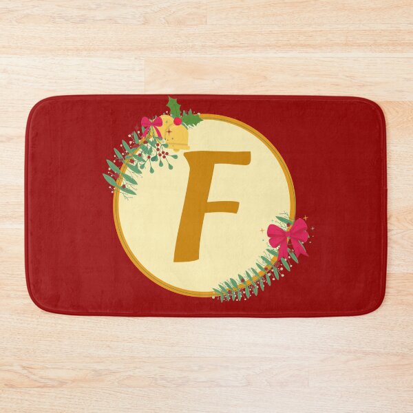 Item preview, Christmas initial Monogram letter F designed and sold by crikz.