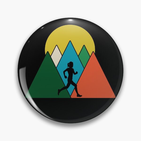 Item preview, Triangle Mountains - Woman Trail Runner  designed and sold by HeatherPore.