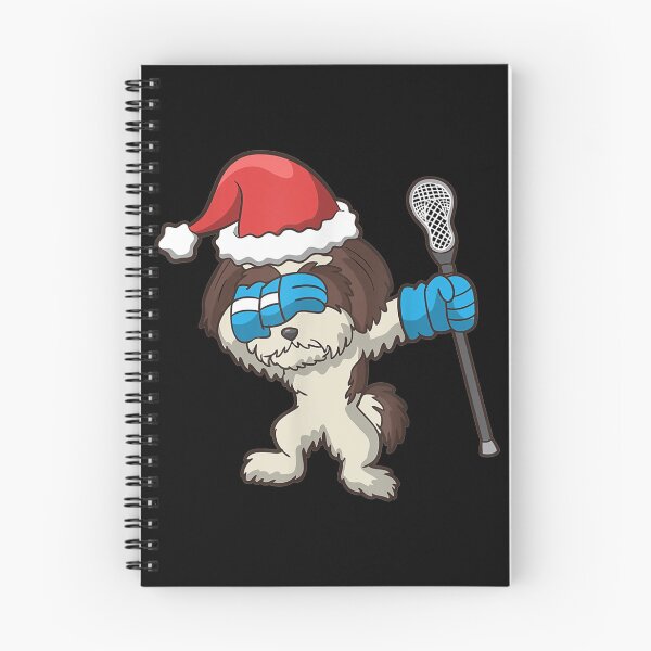 Item preview, Lacrosse Dabbing Shih Tzu Dog LAX Christmas Sports designed and sold by MarcelaSoto.