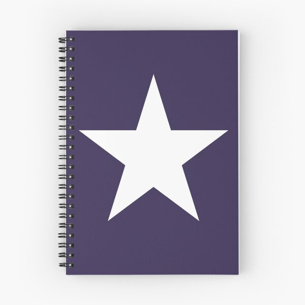 Item preview, Single WHITE STAR on a NAVY BLUE Background designed and sold by RachelMacht.