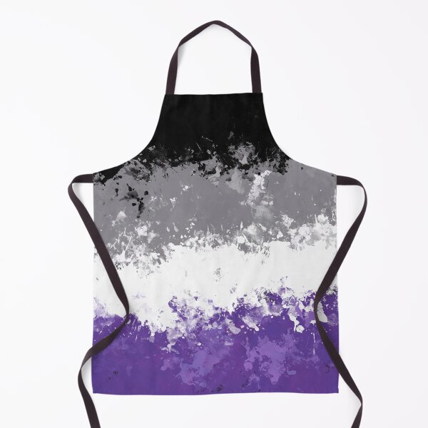 Item preview, Asexual Pride Flag Splatter Print designed and sold by Quinn-Draws.