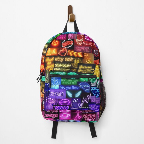 Item preview, Rainbow Neon Sign Collage designed and sold by Ajcollages.