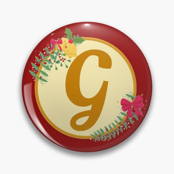 Item preview, Christmas initial Monogram letter G designed and sold by crikz.