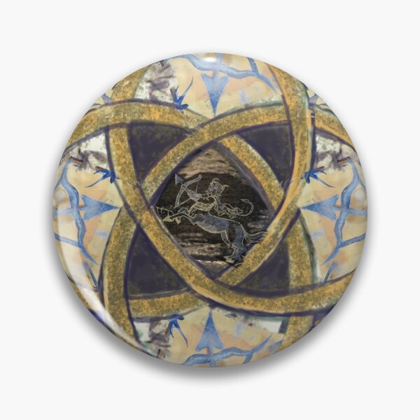 Item preview, Golden Sagittarius Mandala designed and sold by Visuddhi.