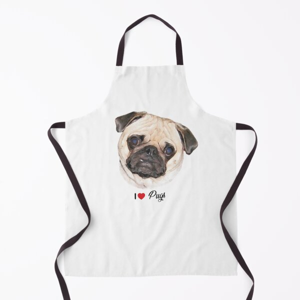 Item preview, I Love Pugs - Cute Pug Dog designed and sold by BijouArt.