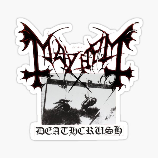 BEST SELLER - Mayhem Deathcrush Merchandise Sticker