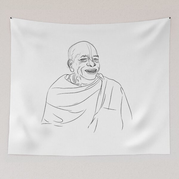 Item preview, sketch illustration A. C. Bhaktivedanta Swami Prabhupada designed and sold by KARTICK DUTTA.