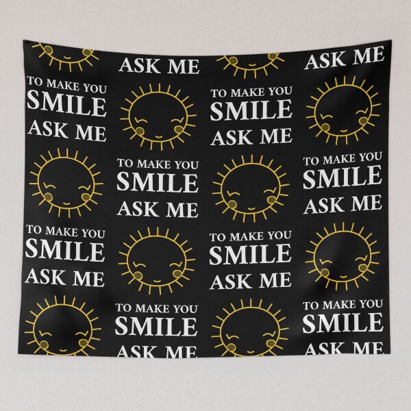 Item preview, Ask Me to Make You Smile designed and sold by Luvjesus2.
