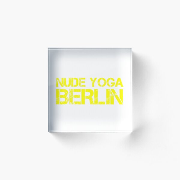 Nude Yoga Berlin Acrylic Block