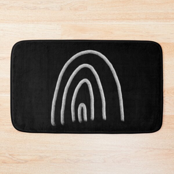 Item preview, Simple crayon rainbow lines white and black designed and sold by mooniya-stories.