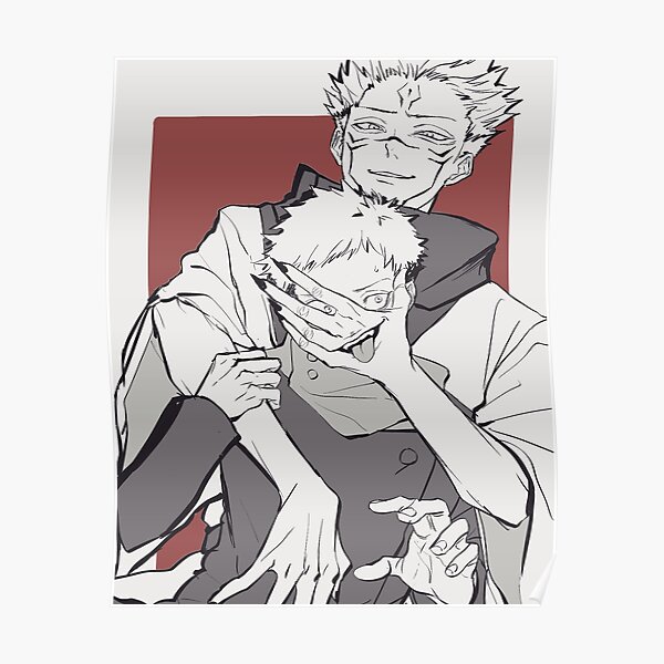 Yuji Itadori X Sukuna from Jujutsu Kaisen Poster