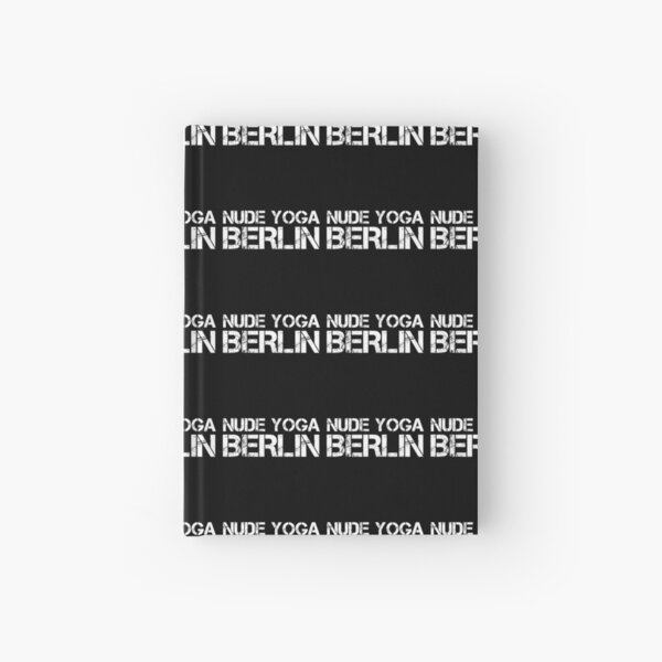 Nude Yoga Berlin Hardcover Journal