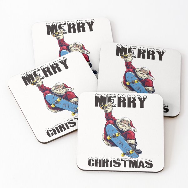 Item preview, Skateboarding Santa Claus Merry Christmas 2020 Gift for Skateboard Lovers Design designed and sold by OneandHalf.