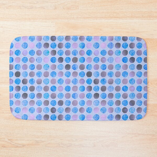 Item preview, Blue Black Grey Dots Pattern designed and sold by EmiHano.