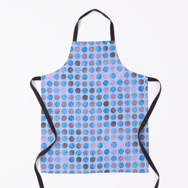 Item preview, Blue Black Grey Dots Pattern designed and sold by EmiHano.