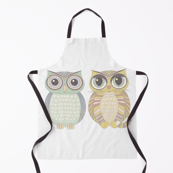 Item preview, Owl Blue & Big-Eyed Cat designed and sold by Jean Gregory Evans.