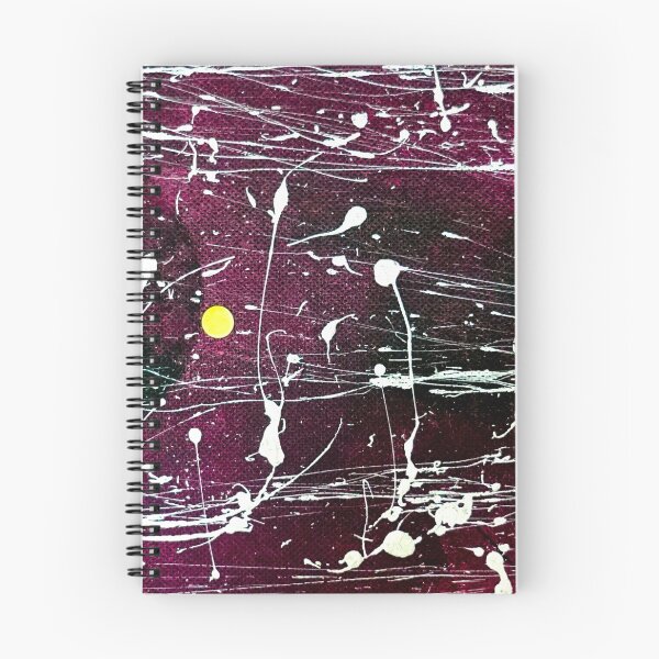 Artikelvorschau, MIXED MEDIA - PAINTING - ABSTRACT - YELLOW - PURPLE- HANDMADE - DECORATION entworfen und verkauft von Tropical Blood.
