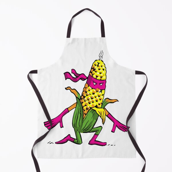 Item preview, Corn On The Cob Big Corner Ninja Foodietoon Vegetable Superheroes designed and sold by ProjectX23.