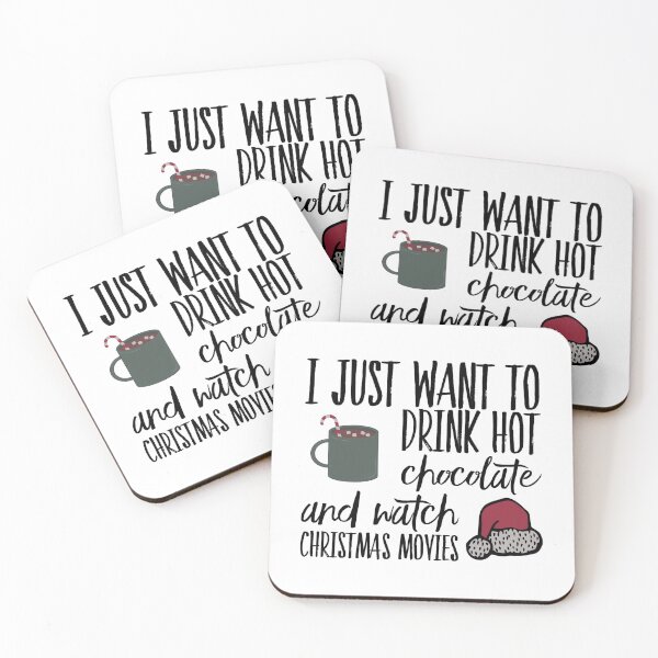 Item preview, i just want to drink hot chocolate and watch christmas movies designed and sold by BCCOLLECTION.