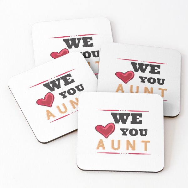 Item preview, we love you aunt t-shirt white colour designed and sold by fred-eddy.
