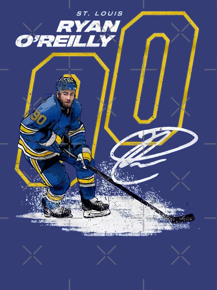 HOTEST] NHL ST LOUIS BLUES Ryan O'Reilly 90 3D Hoodie red and T