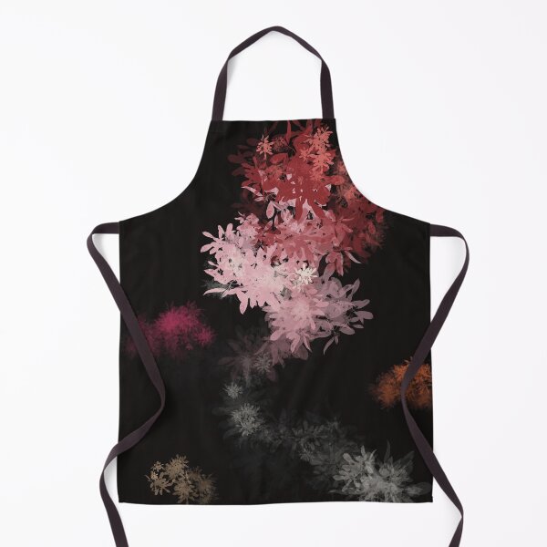 Item preview, Beautiful floral out of darkness - warm colors on black background designed and sold by Redinsart.