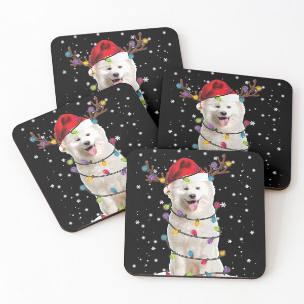 Item preview, Samoyed Christmas Tree Light Pajama Dog Lover Xmas designed and sold by MarcelaSoto.