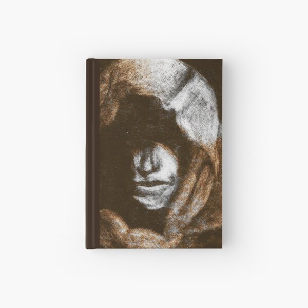 Gregorian Monk Mezzotint Hardcover Journal
