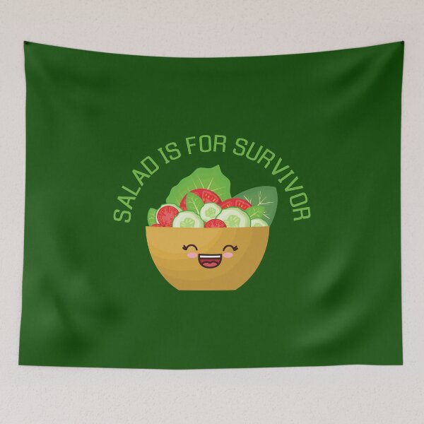 Item preview, Salad is for survivor Kawaii Salad designed and sold by KawaiiPark.