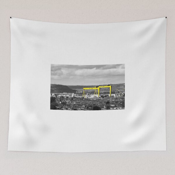 Item preview, Titanic Yellow Cranes of Belfast designed and sold by Andy Morrow.